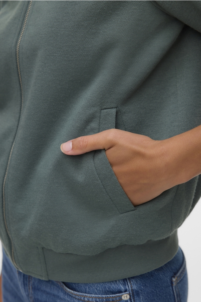 VMKIMIKO LS SHORT JERSEY BOMBER NOO 10331961 BALSAM GREEN